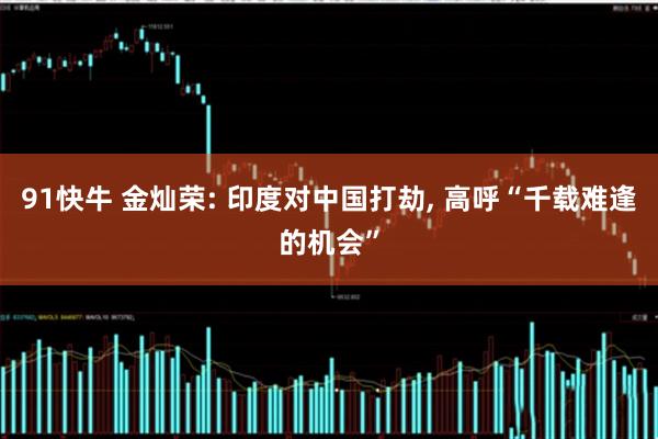 91快牛 金灿荣: 印度对中国打劫, 高呼“千载难逢的机会”